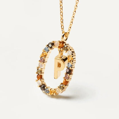 COLLIER LETTRE STRASS