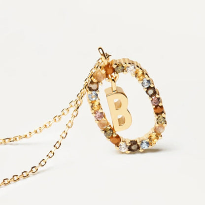 COLLIER LETTRE STRASS