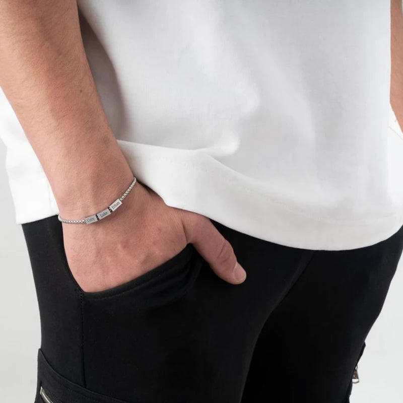 Bracelet pour homme personnalisable